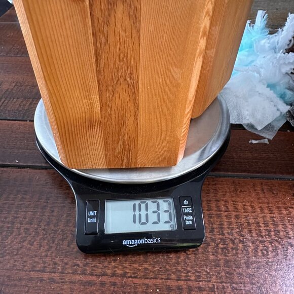 Vintage Wooden Tealight Candle Holders Set Of 3 Handcrafted Solid Wood Rustic De - Picture 7 of 7